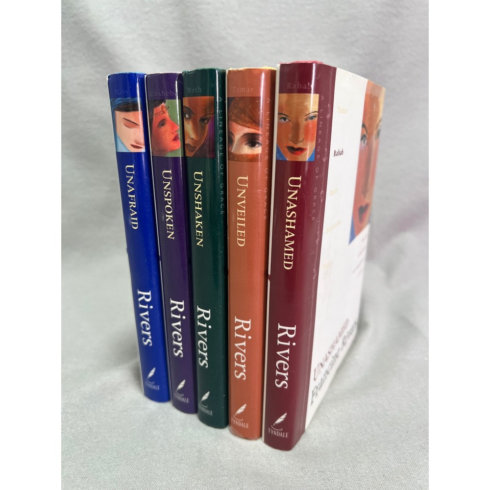 Francine Rivers Lineage of Grace Series Complete Set Hardcover Books (Lot of 5)